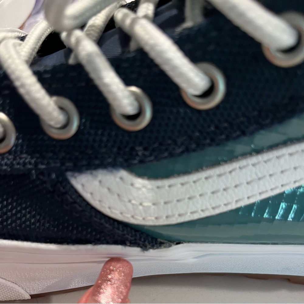 Vans Sk8-Hi MTE UltraCush Mens 9.5 Blue Green Hightop Sneakers Needs Repair - Picture 12 of 12